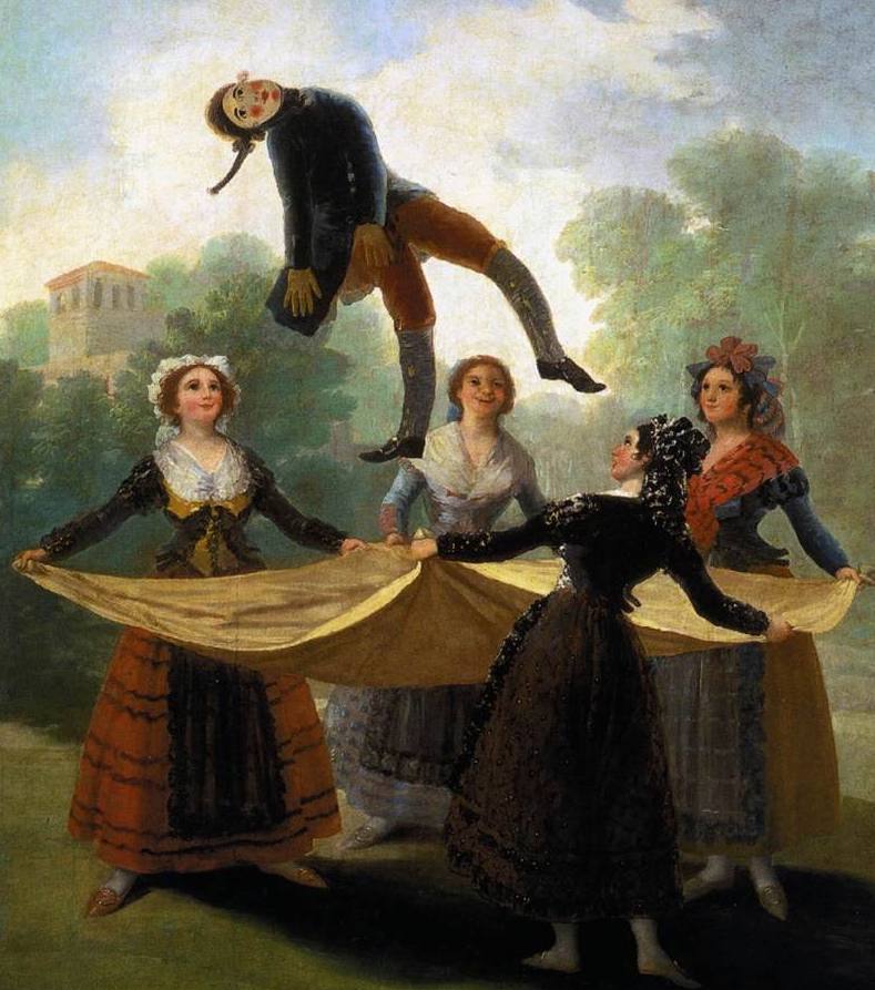 El pelele uit 1792 door Francisco Goya