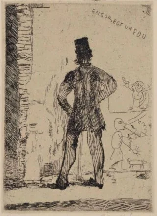 Le Pisseur, 1887 - James Ensor 