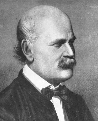 Ignaz Semmelweis (kopergravure van Jenő Doby, 1860)