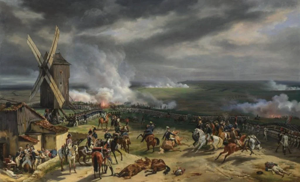 Slag bij Valmy - Schilderij van Horace Vernet 