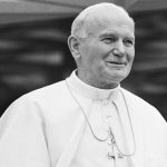 Paus Johannes Paulus II in 1985