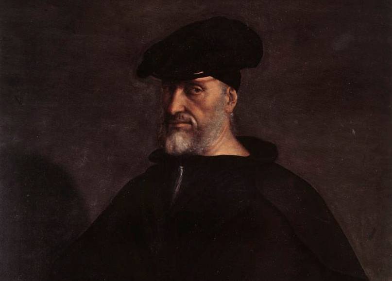 Portret van Andrea Doria, door Sebastiano del Piombo