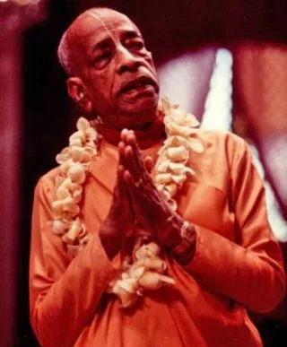 A.C. Bhaktivedanta Swami Praphupada,  vaishnava monnik uit India en stichter van de Hare Krishna-beweging 