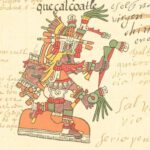 Afbeelding van Quetzalcóatl in de Codex Telleriano-Remensis