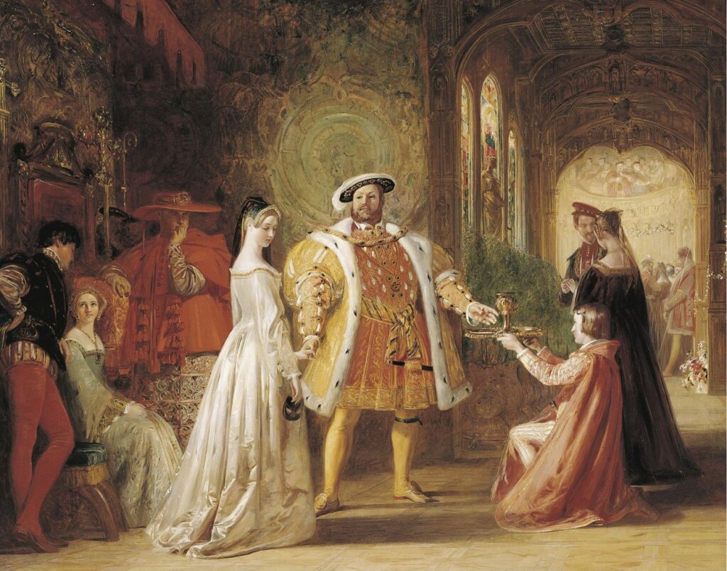 Eerste ontmoeting tussen Hendrik VIII en Anna Boleyn