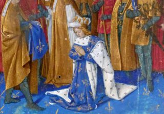 Kroning van Karel VI van Frankrijk - Jean Fouquet