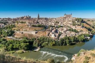 Zicht op de stad Toledo
