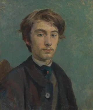 Portret van Émile Bernard door Henri de Toulouse-Lautrec