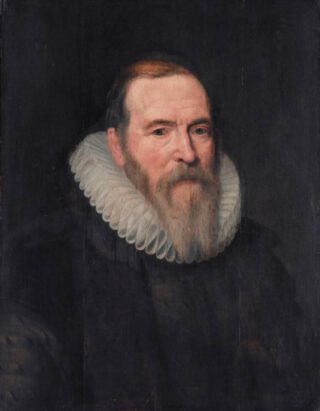 Portret van Johan van Oldenbarnevelt - Michiel Jansz. van Mierevelt, circa 1616