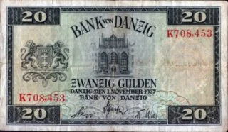 Bankbiljet: 20 Danziger gulden