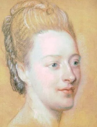 Belle van Zuylen - Portret door Maurice Quentin de La Tour, 1771 