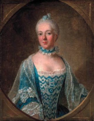 Belle van Zuylen - Portret door Guillaume de Spinny, 1759