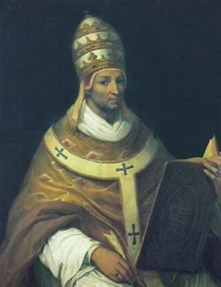 Paus Johannes XXII - Negentiende-eeuws portret door Henri Auguste César Serrur