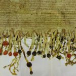 Declaration of Arbroath - Detail van een replica van het document