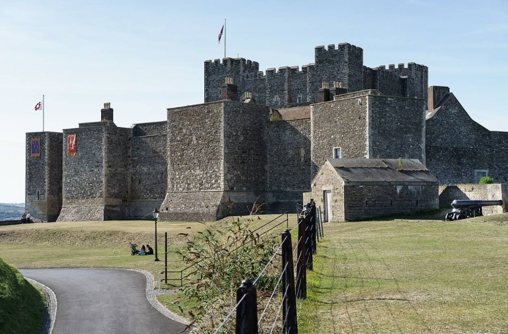 Dover Castle gezien vanaf het zuidoosten