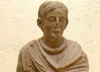 De Gallische krijger uit Vachères (kopie uit het Museo nazionale della civiltà romana, Rome)