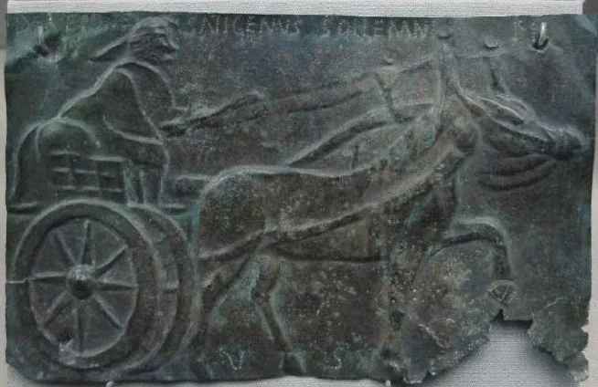 Gallische paard en wagen (Musée des Antiquités nationales, St-Germain-en-Laye)