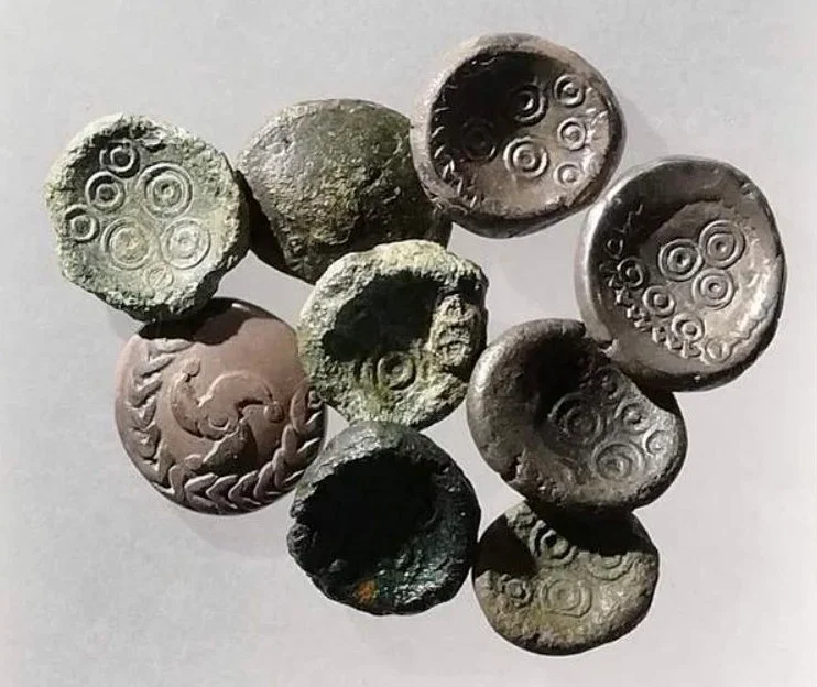 Keltische munten (Museum van Xanten)