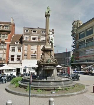 David-fontein op de Place Verte in Verviers 