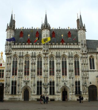 Stadhuis van Brugge, waar in 1464 de eerste staten-generaal bijeenkwamen 