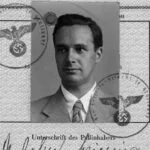 Een pagina uit een van Griesingers paspoorten