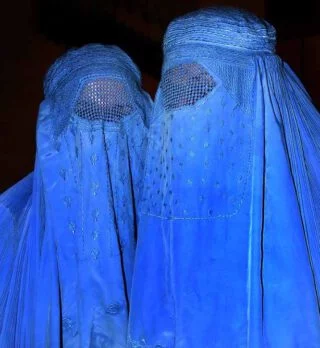 Afghaanse vrouwen in boerka