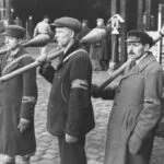 Volkssturmsoldaten in Berlijn, maart 1945