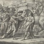 Koning Philippus II van Macedonië schenkt zijn zoon Alexander het paard Bucephalus. Bron: Rijksstudio Rijksmuseum