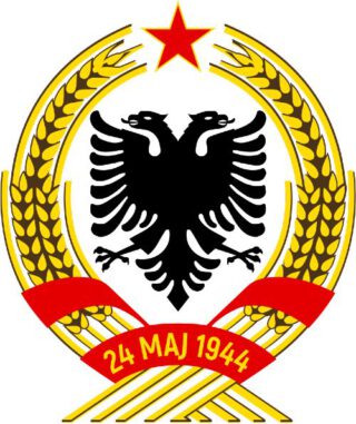 Wapen van de Volksrepubliek Albanië 
