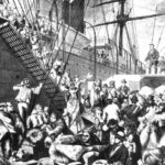 'From the Old to the New World', Duitse emigranten in Hamburg, op weg naar New York (1874)