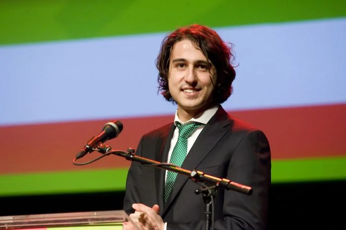 Jesse Klaver tijdens een congres in 2012