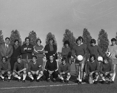Elftalfoto van Ajax uit 1970