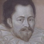 Detail van een portret van Simon Stevin