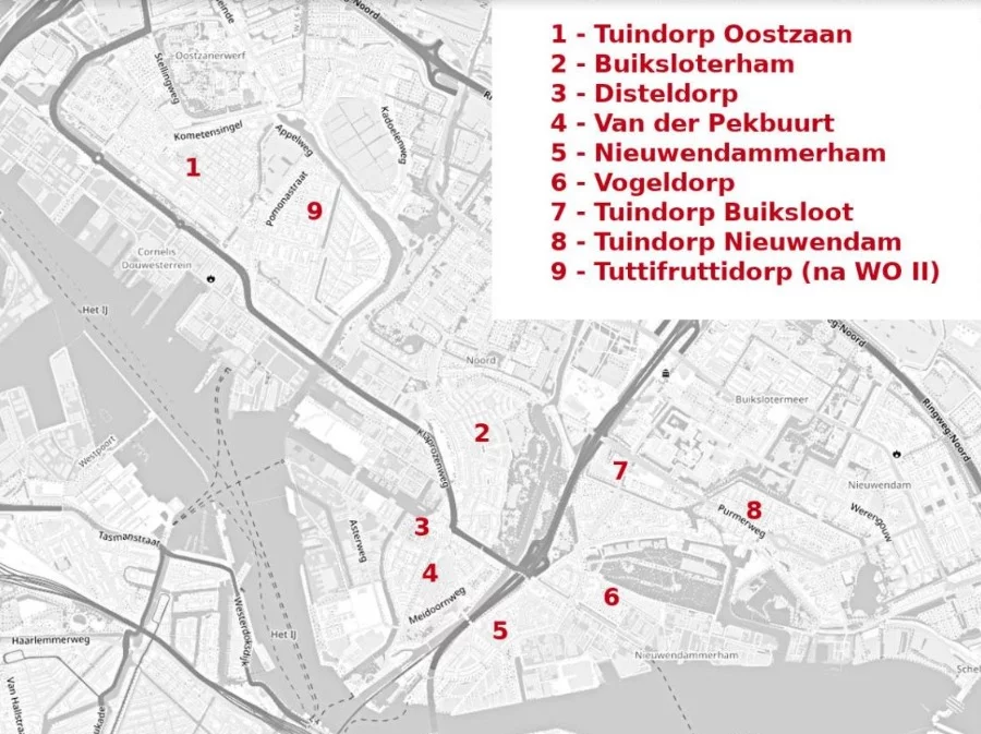 Tuindorpen in Amsterdam-Noord