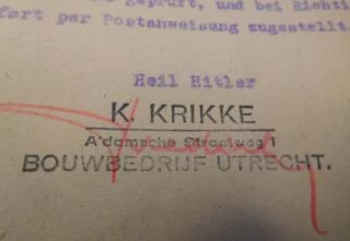 Krikke brengt de Hitlergroet – Archief gemeente Callantsoog
