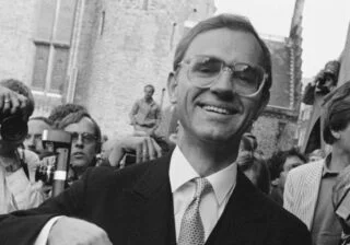 Minister Onno Ruding tijdens Prinsjesdag in 1983