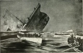 De ramp met de Titanic