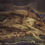 De schepping van Adam - William Blake, 1795