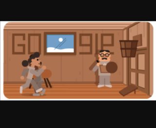 Google Doodle ter ere van basketbal-bedenker James Naismith, 2021