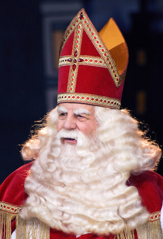 Bram van der Vlugt als Sinterklaas in 2007