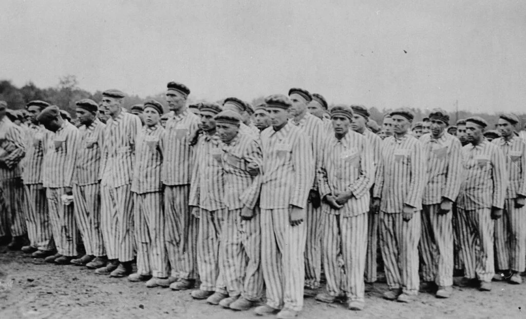 Gevangenen in concentratiekamp Buchenwald, ca. 1938- 1941 
