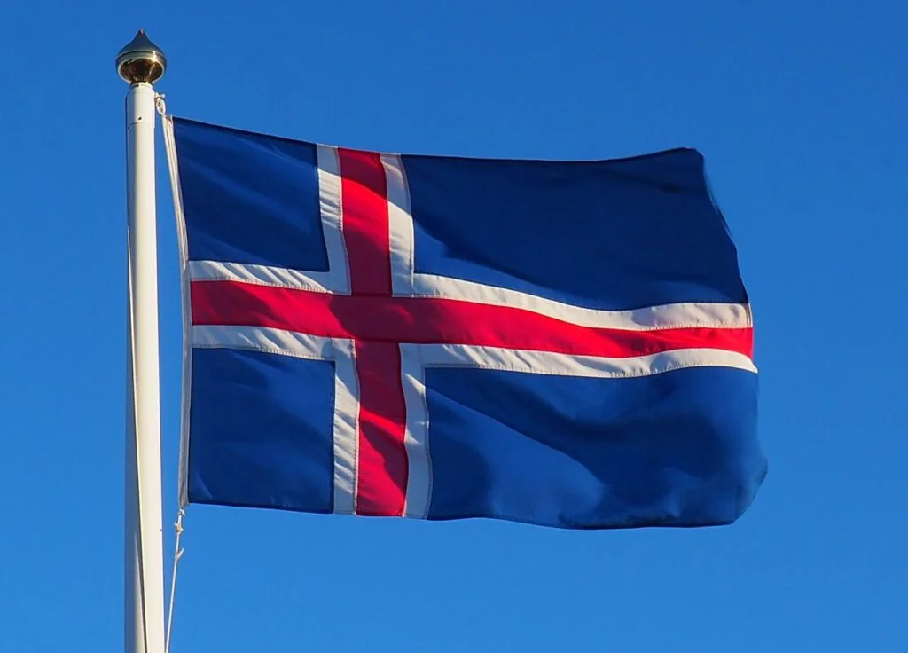 Hedendaagse vlag van IJsland