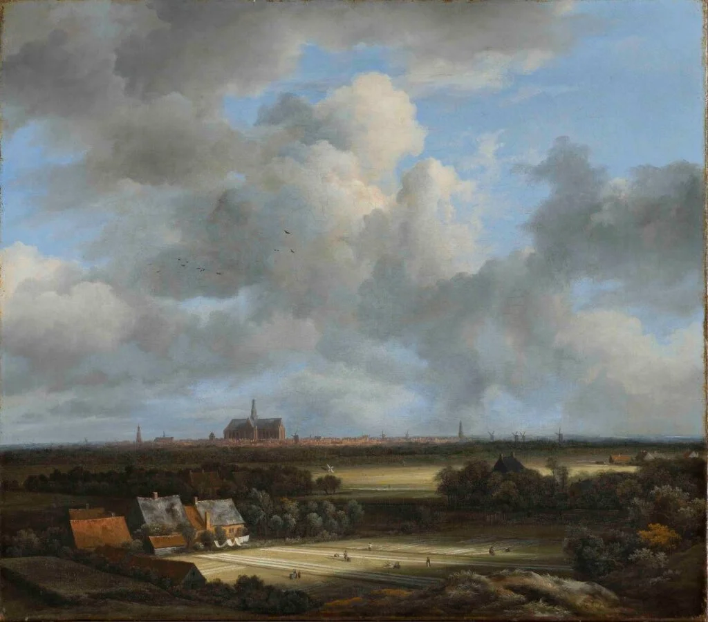 Jacob van Ruisdael, Gezicht op Haarlem met bleekvelden, c.1670-1675 -