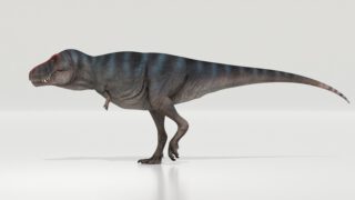 Afbeelding van de wandelende dinosaurus