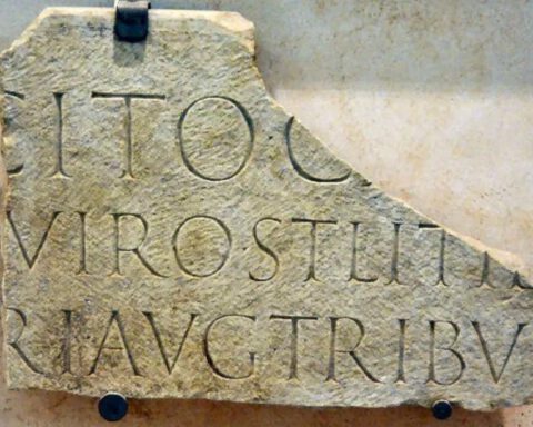 Tacitus’ grafsteen (Thermenmuseum, Rome)