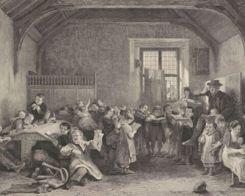 The school, John Burnet, naar David Wilkie, 1794-1868