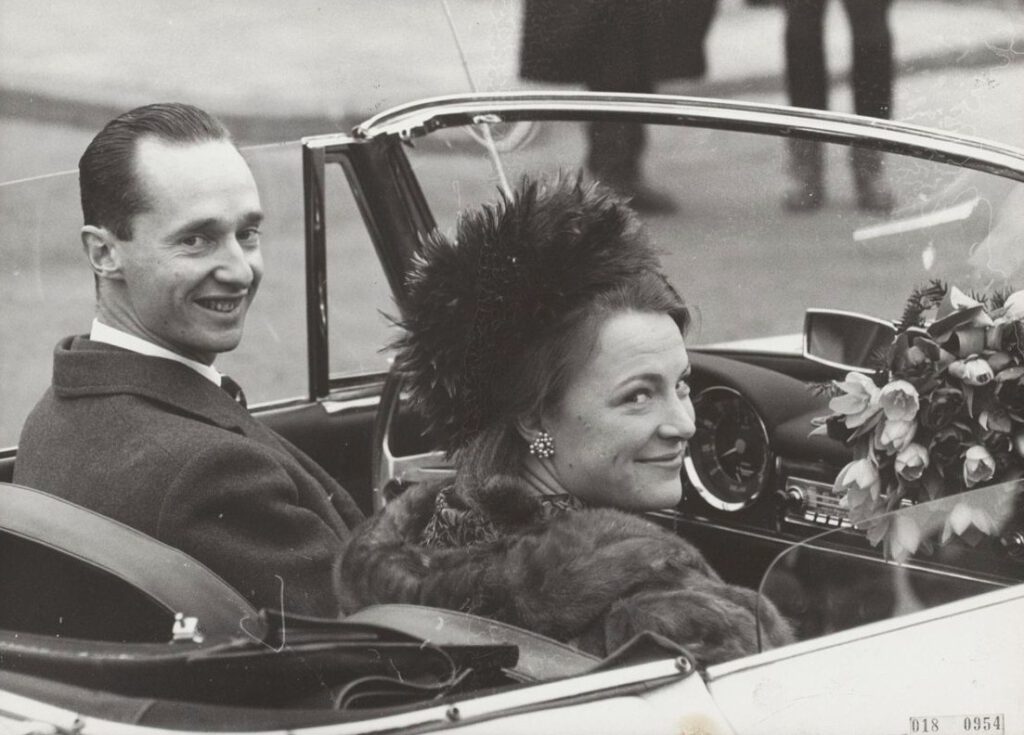 Prinses Irene en Carlos Hugo, 10 februari 1964 