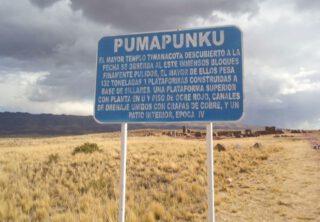 Informatiebord bij Pumapumku