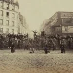 Commune van Parijs - Barricade van de communards, 18 maart 1871