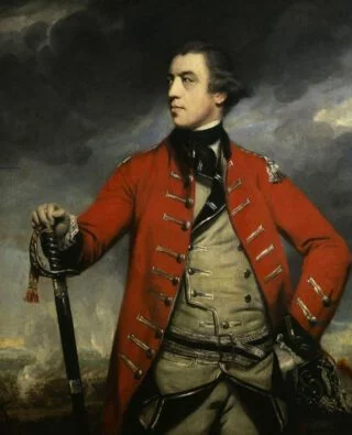Generaal John Burgoyne, bijgenaamd "Gentleman Johnny" 